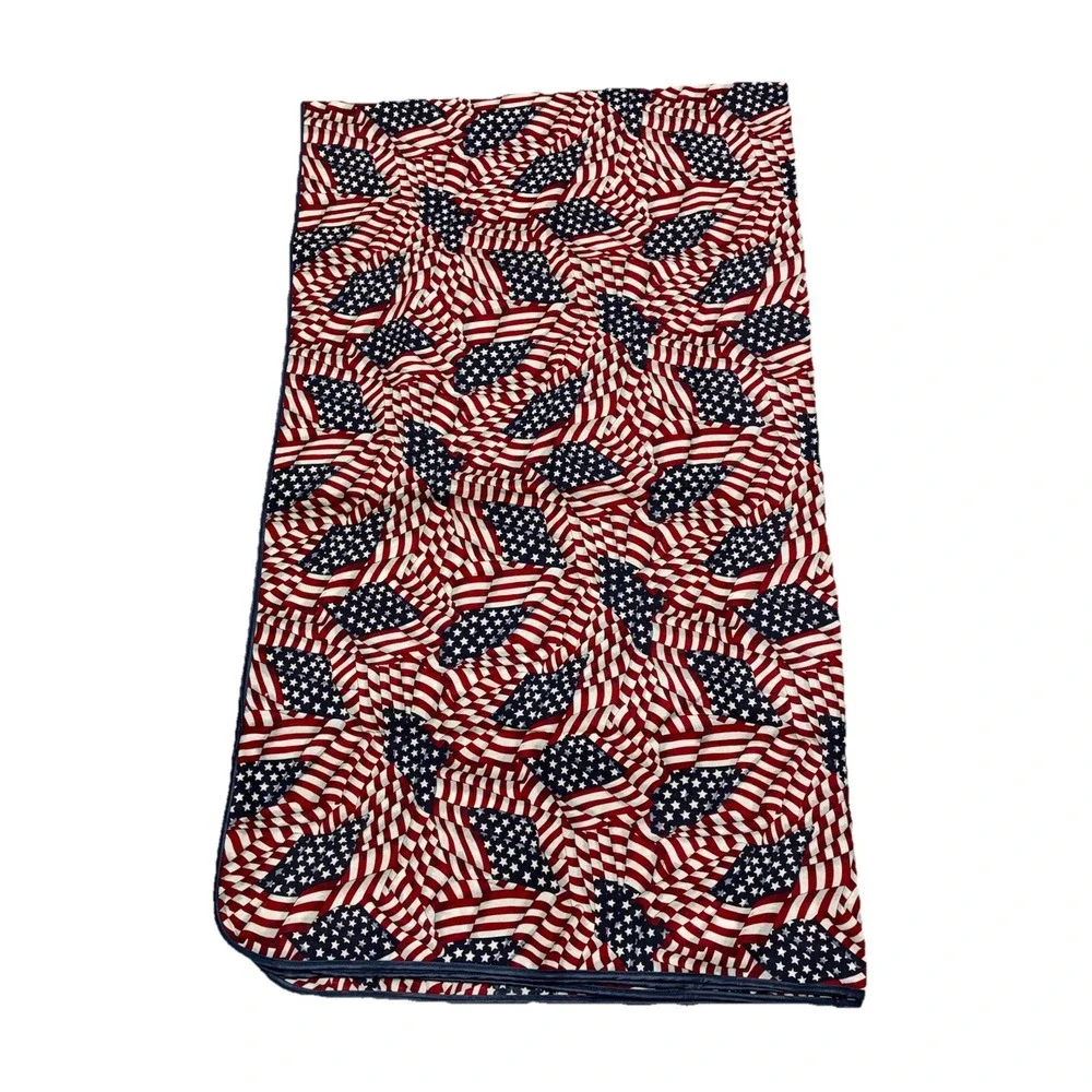 Tablecloth American Waving Flag 100x60
